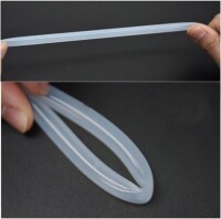 5Meters Transparent Silicone Tube Flexible Rubber Hose Drink Water Pipe Food Grade Connector ID 4mm X 8mm OD - 3