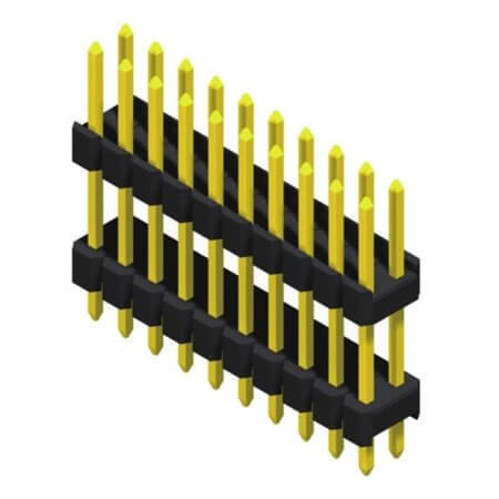 5PH1DDA25-210G0NNBL-3X18 PIN HEADER 20PIN(2x10) 2.54mm THT V/T 3X18X6MM - 1