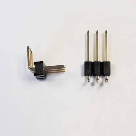 5PH1RDA25103G0NNBL6X3X3. PIN HEADER 3PIN(1x3) 2.54mm THT R/A 6X3X3.9MM - 1