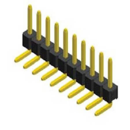 5PH1RDA25126G0NNBL6X3X3. PIN HEADER 26PIN(1x26) 2.54mm THT R/A 6X3X3.9MM - 1