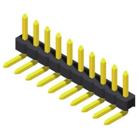 5PH2RDA20-108G0NNBU3.9X3 PIN HEADER 8PIN(1X8) 2.00mm THT R/A 3.9X3X2.7MM - 1