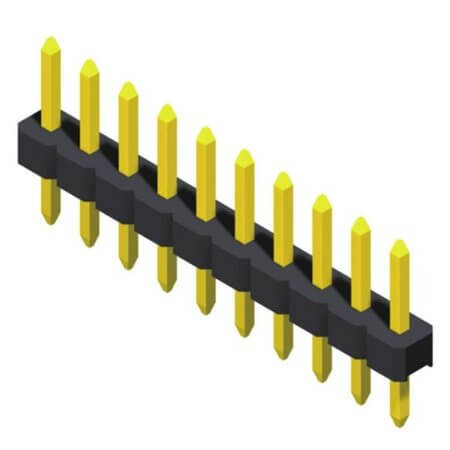 5PH2SDA20-140G0NNBU-3.8X PIN HEADER 40PIN(1x40) 2.00mm THT V/T 3.8X2.8MM - 1