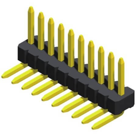 5PH3RDA15-105G0NNBU2.9X2 PIN HEADER 5PIN(1x5) 1.27mm THT R/A 2.9X2.2X2.7MM - 1