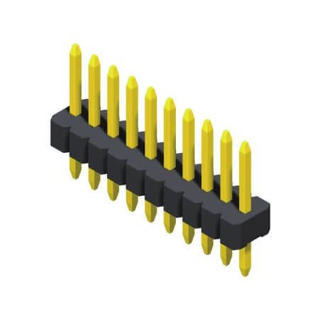 5PH3SDA20-112G0NNBU-6X5 PIN HEADER 12PIN(1x12) 1.27mm THT V/T 6X5MM - 1