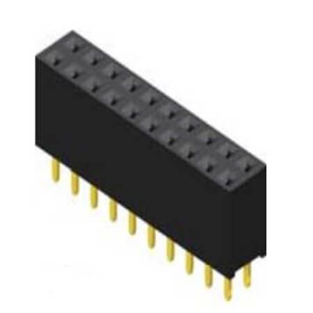 5PS1SDA85-209G0NNNAL-00 FEMALE HEADER 18PIN(2x9) 2.54mm THT V/T TRAY - 1