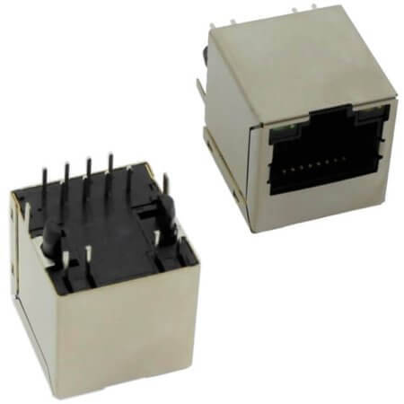5RT1DS10R6N-88SAP3L511R1 CONNECTOR MAGJACK 1PORT SHLD 10/100BT PULSE - 1