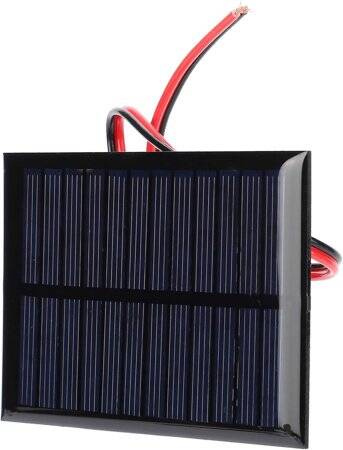 5V 150MA Glue Drop Solar Panel With Lead 15cm Size:60x90mm - 4