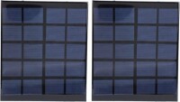 5V 500MA Glue Drop Solar Panel With Lead 15cm Size:130x150mm - 3