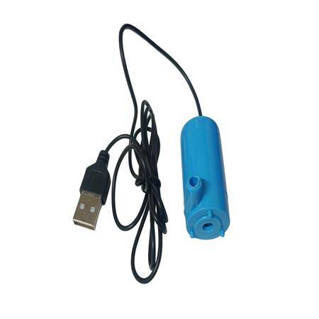 5V Blue Mute Sounds Mini Submersible Pump With USB - 1