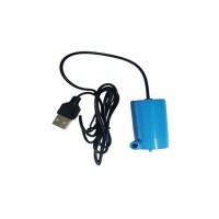 5V Blue Mute Sounds Mini Submersible Pump With USB - 2