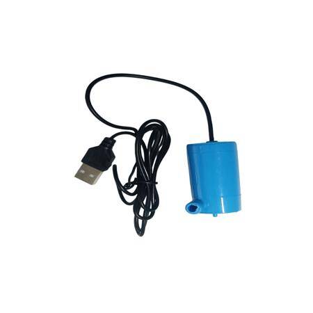 5V Blue Mute Sounds Mini Submersible Pump With USB - 2
