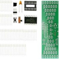 5V Electronic Hourglass DIY Kit Funny Electric Production Kits Precise With 57 Blue Led Lamps Double Layer PCB Board Size:84x40MM - 1