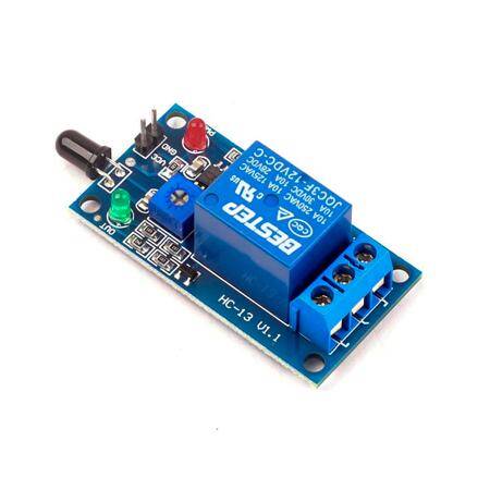 5V Flame Sensor Module Relay Module Fire Alarm - 1