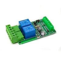 5V Modbus RTU 2 Channels Relay Module Input Optocoupler Isolation RS485 MCU - 2