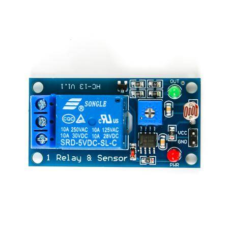 5V Photosensitive Resistance Sensor Relay Module - 1