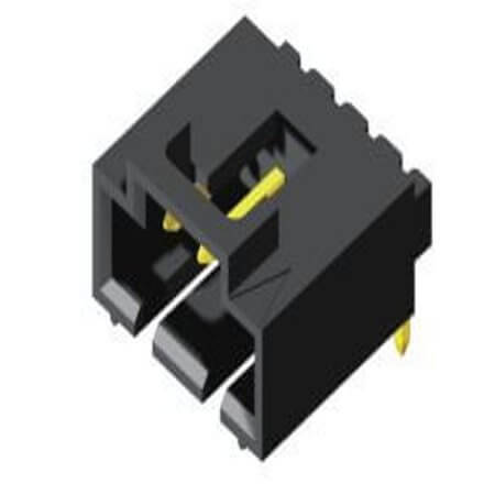 5W2545R0-104G0BBLD01 CON.T.B.2.54MM 4P 90C HEADER LOCKED MALE BLACK - 1