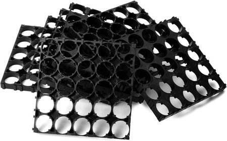 5x5 18650 Battery Holder With 18.5mm Bore Diameter - 1