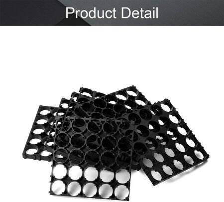 5x5 18650 Battery Holder With 18.5mm Bore Diameter - 4