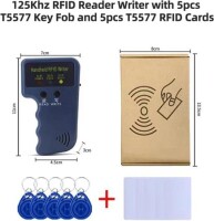 5YOA El Tipi 125KHz T5577 CET5200 EM4305 RFID Kimlik Kartı Anahtar Fotokopi/ Yazıcı/ Etiket Okuyucu/ Çoğaltıcı Makinesi Pilsiz Boyut:71x117x31mm - 2