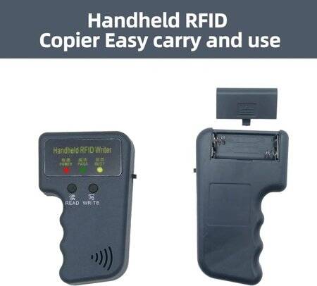 5YOA El Tipi 125KHz T5577 CET5200 EM4305 RFID Kimlik Kartı Anahtar Fotokopi/ Yazıcı/ Etiket Okuyucu/ Çoğaltıcı Makinesi Pilsiz Boyut:71x117x31mm - 5