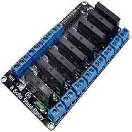 6 Channel 3-24V Relay Module Solid State Low Level SSR DC Control DC With Resistive Fuse - 2