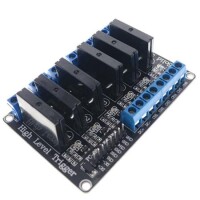 6 Kanal 3-24V Röle Modülü Solid State Yüksek Seviye SSR DC Kontrol DC - Dirençli Sigortalı - 2