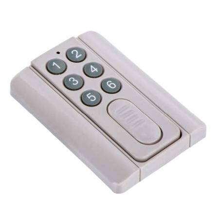 6 Key 433mhz 2262 Chip Wireless Remote Control - With Battery - 1