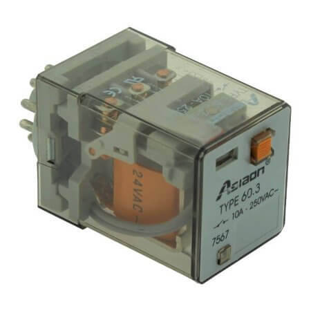 60.3-3-24VAC RELAY 10A 24VAC 3PNC 11PIN DRAGON - 1