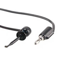 601W-18BLK TEST LEAD BANANA TO GRABBER 18