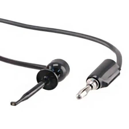 601W-18BLK TEST LEAD BANANA TO GRABBER 18