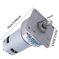 60GA775 DC 12V 15RPM DC Redüktörlü Motor - 2