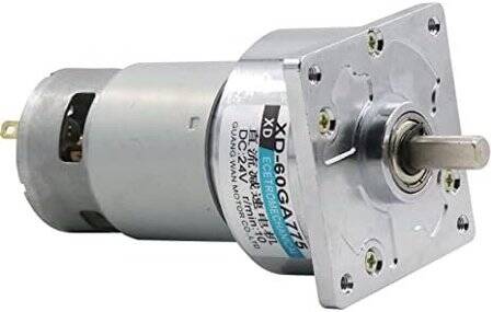60GA775 DC 12V 50RPM DC Redüktörlü Motor - 1