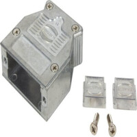 61030010011 D-SUB HOOD 15PIN ZINC DIE 40°/180° - 1