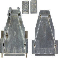 61030010017 D-SUB HOOD 25PIN ZINC DIE 45°/180° - 1