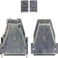 61030010019 D-SUB HOOD 50PIN ZINC DIE 180° - 1