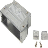 61030010020 D-SUB HOOD 50PIN ZINC DIE 40°/180° - 1