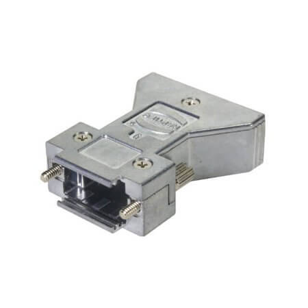 61030010110010 D-SUB HOOD 9PIN ZINC DIE 180° - 1