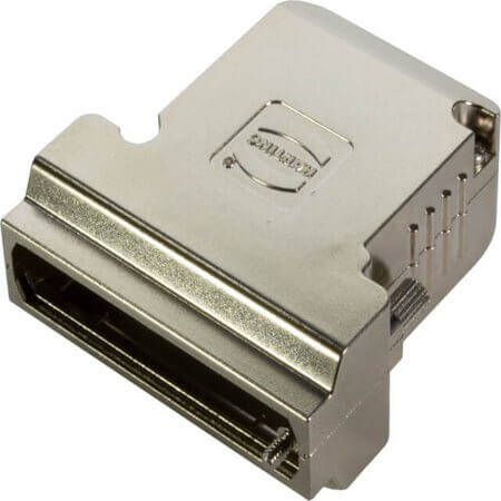 61030010317 D-SUB HOOD 25PIN ZINC DIE 180° - 1