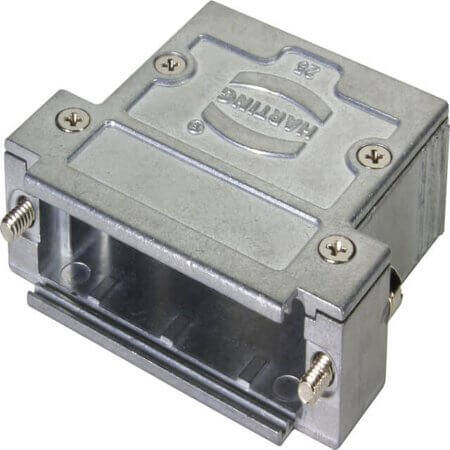 61030012117 D-SUB HOOD 25PIN ZINC DIE 180° - 1
