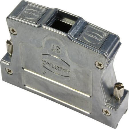 61030013118 D-SUB HOOD 37PIN ZINC DIE 180° - 1