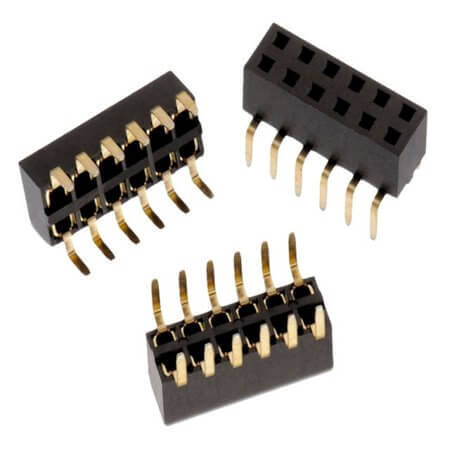 613016216921 FEMALE HEADER 16PIN(2X8) 2.54MM THT V/T - 1