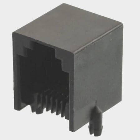 615006138421 CONNECTOR MOD JACK 6P6C R/A UNSHLD - 1