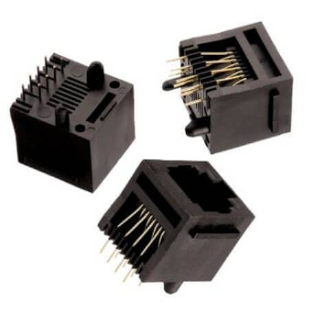 615008144221 CONNECTOR MOD JACK 8P8C VERT - 1