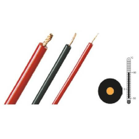 61.7631-10022 SILICON HIGH VOLTAGE WIRES 1MT 0.75MM RED - 1