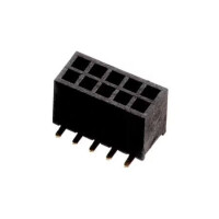 62301021021- FEMALE HEADER 10IN(2x5) 1.27mm SMT - 1