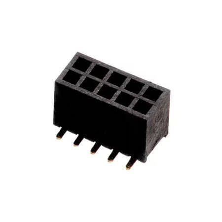62301021021- FEMALE HEADER 10IN(2x5) 1.27mm SMT - 1
