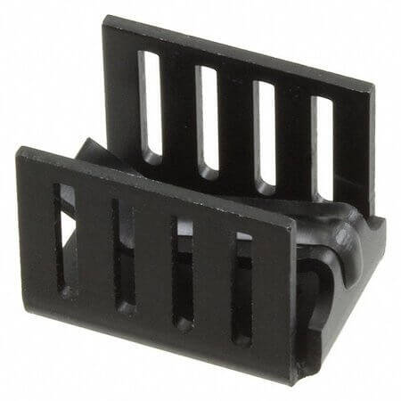 6236BG HEATSINK TO-220 CLIP-ON BLACK - 1