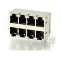 6339082-3 MODULAR JACK THT R/A 8P8C (RJ45,Ethernet) BLACK - 1