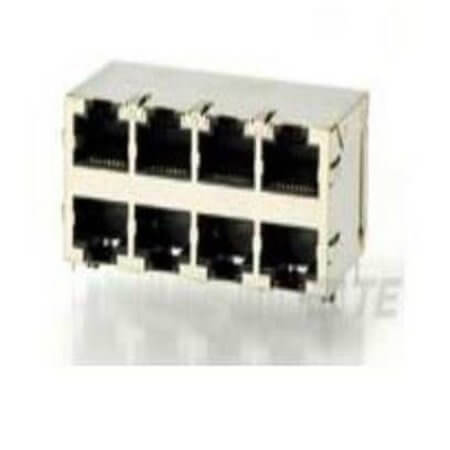 6339082-3 MODULAR JACK THT R/A 8P8C (RJ45,Ethernet) BLACK - 1