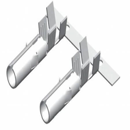 6350-FT-L CON.T.B.6.35MM 2PIN FEMALE - 1